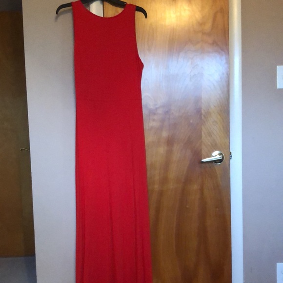 Vince Camuto red part dress - Picture 2 of 4